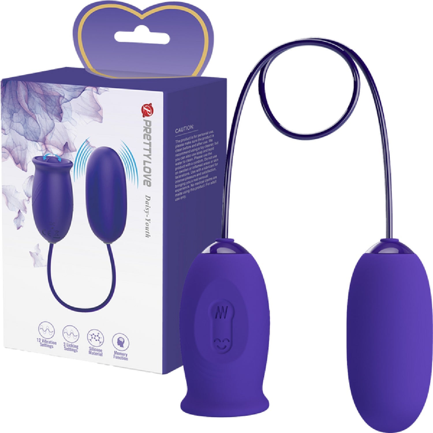Daisy Licking & Vibrating Combination (Purple) > Vibrators > Ladies > Clitoral Vibrators and Stimulators