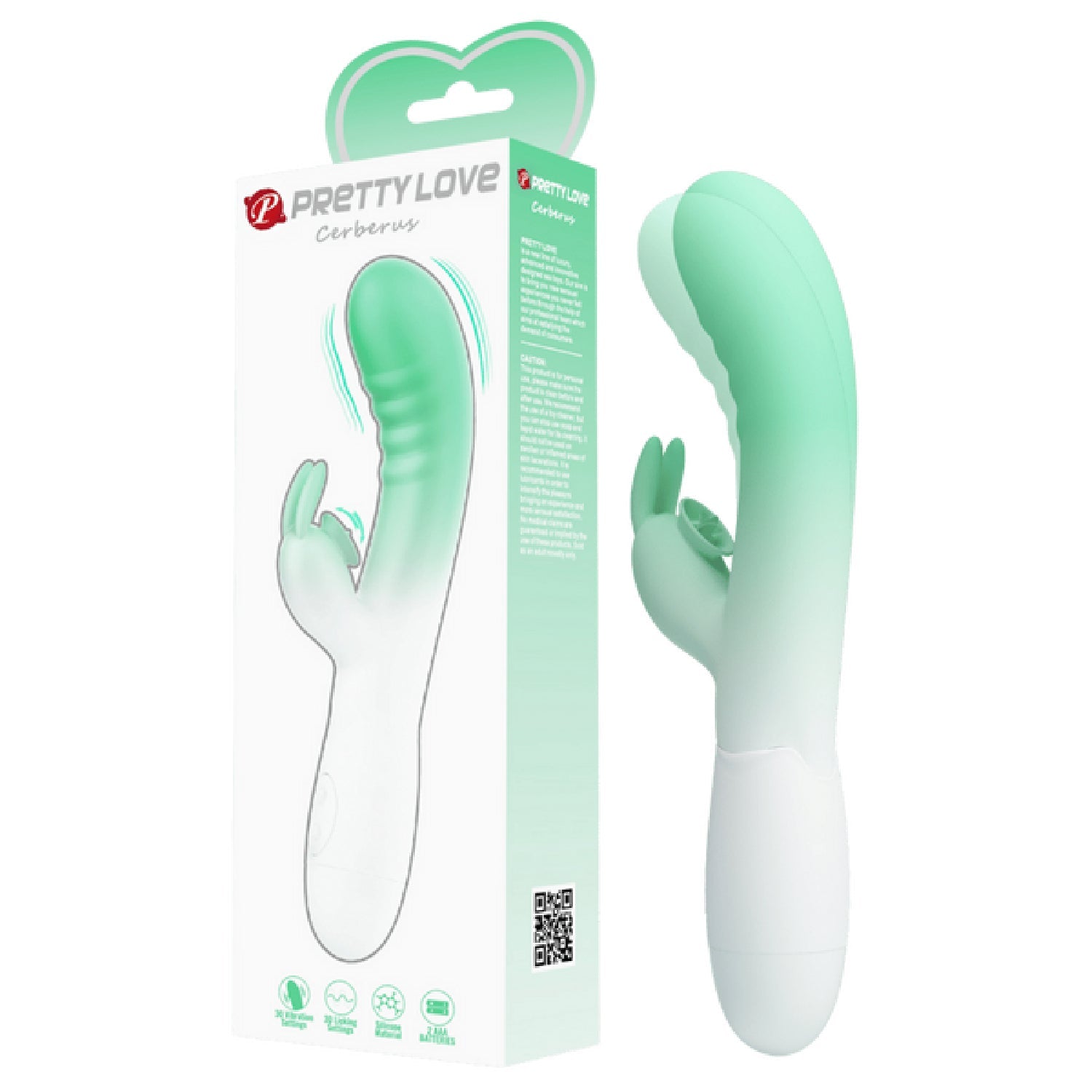 Cerberus Rabbit Vibrator – Slim Silicone Body with 30 Vibration Modes > Vibrators > Ladies > Rabbit Main image