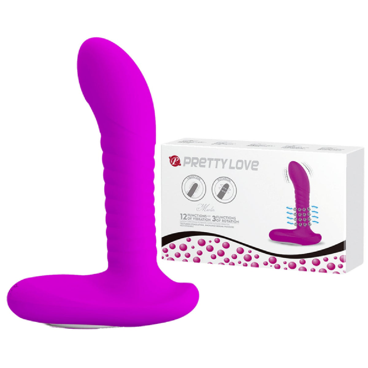Rechargeable Merlin – Silicone Vibrator with 12 Vibration and 3 Rotation Functions > Anal Range > Anal Probes
