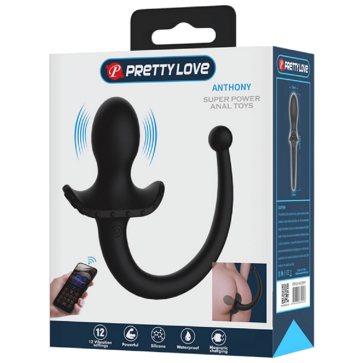 Anthony App Control Tail Plug – Wearable App-Compatible Vibrator > Anal Range > Tail Butt Plugs