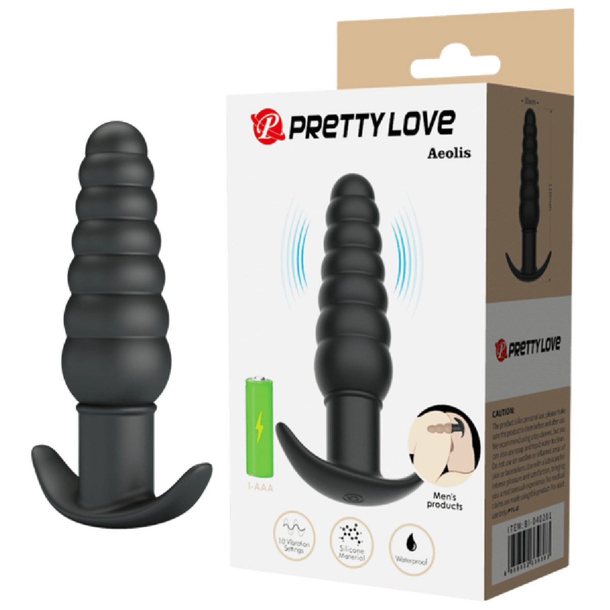 Aeolis Silicone Butt Plug – Smooth Skin Safe Anal Toy With 10 Vibration Settings > Anal Range > Vibrating Butt Plugs