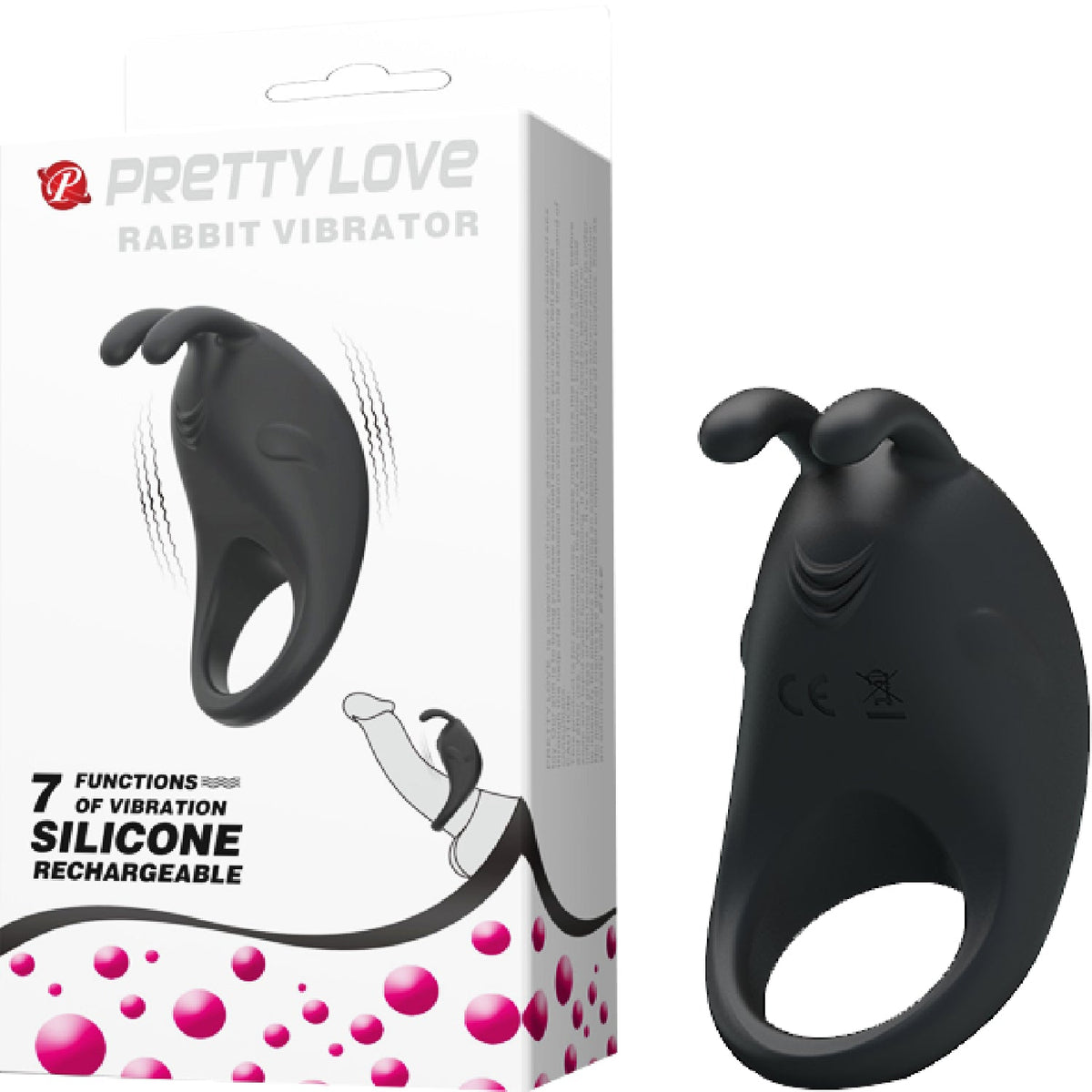Rechargeable Rabbit Vibrator Cockring – Rechargeable Rabbit Vibrator Cockring > Cock Ring > Vibrating