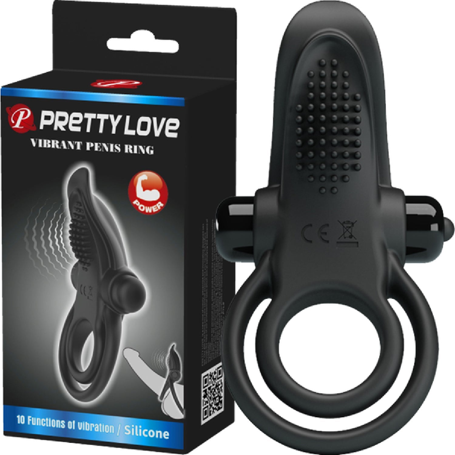 Vibrant Rabbit Cock Ring – Silicone Vibrating Penis Ring > Vibrators > Ladies > Rabbit Main image