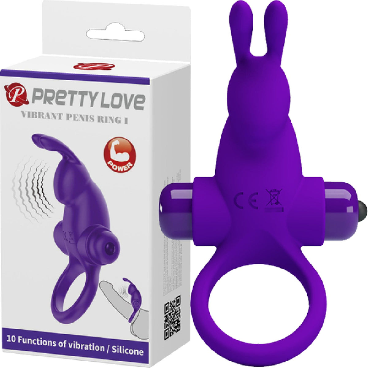 Pretty Love Vibrant Penis Ring 1 – Waterproof Vibrating Silicone Penis Ring > Cock Ring > Vibrating