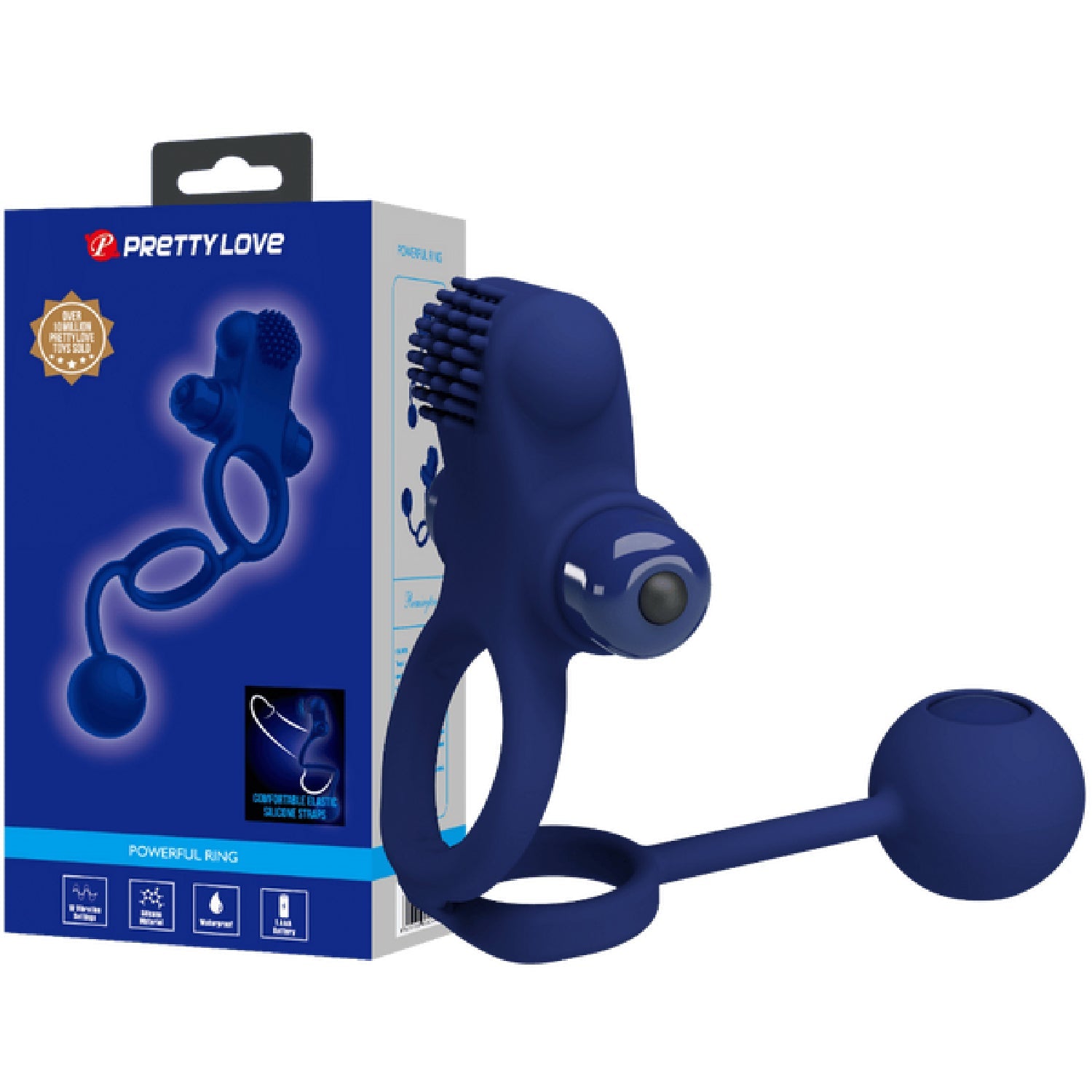 Pretty Love Vibrating Penis Sleeve IV – Vibrating Penis Sleeve > Sex Toys > Couples Toys