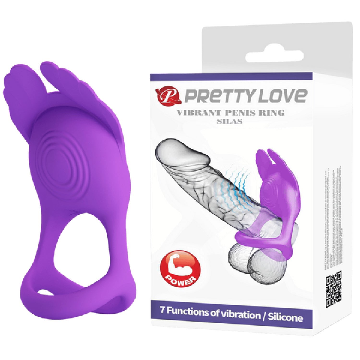 Vibrant Silas – Vibrating Silicone Cock Ring with 7 Vibration Modes > Sex Toys > Couples Toys