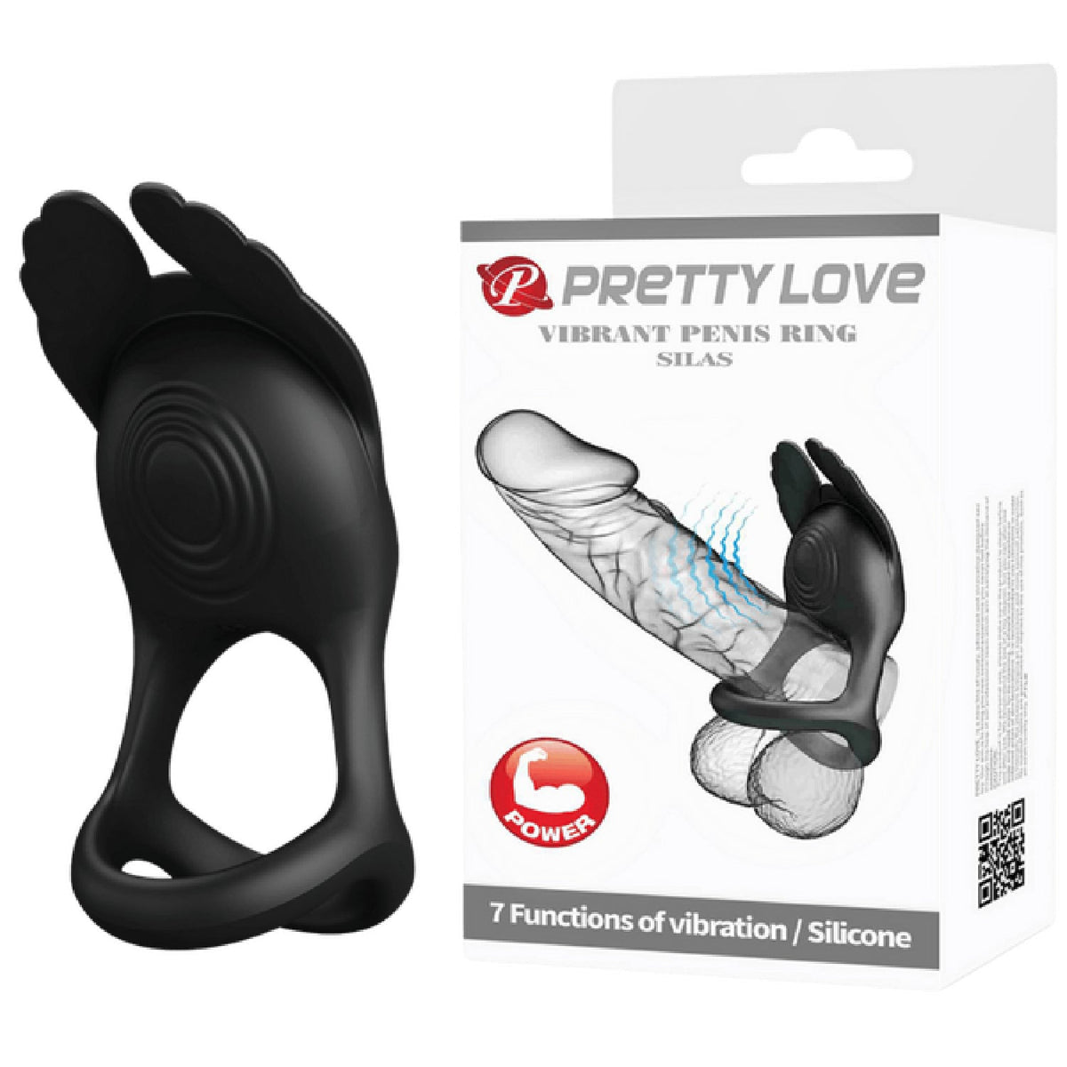 Vibrant Silas – Vibrating Silicone Cock Ring with 7 Vibration Modes > Sex Toys > Couples Toys
