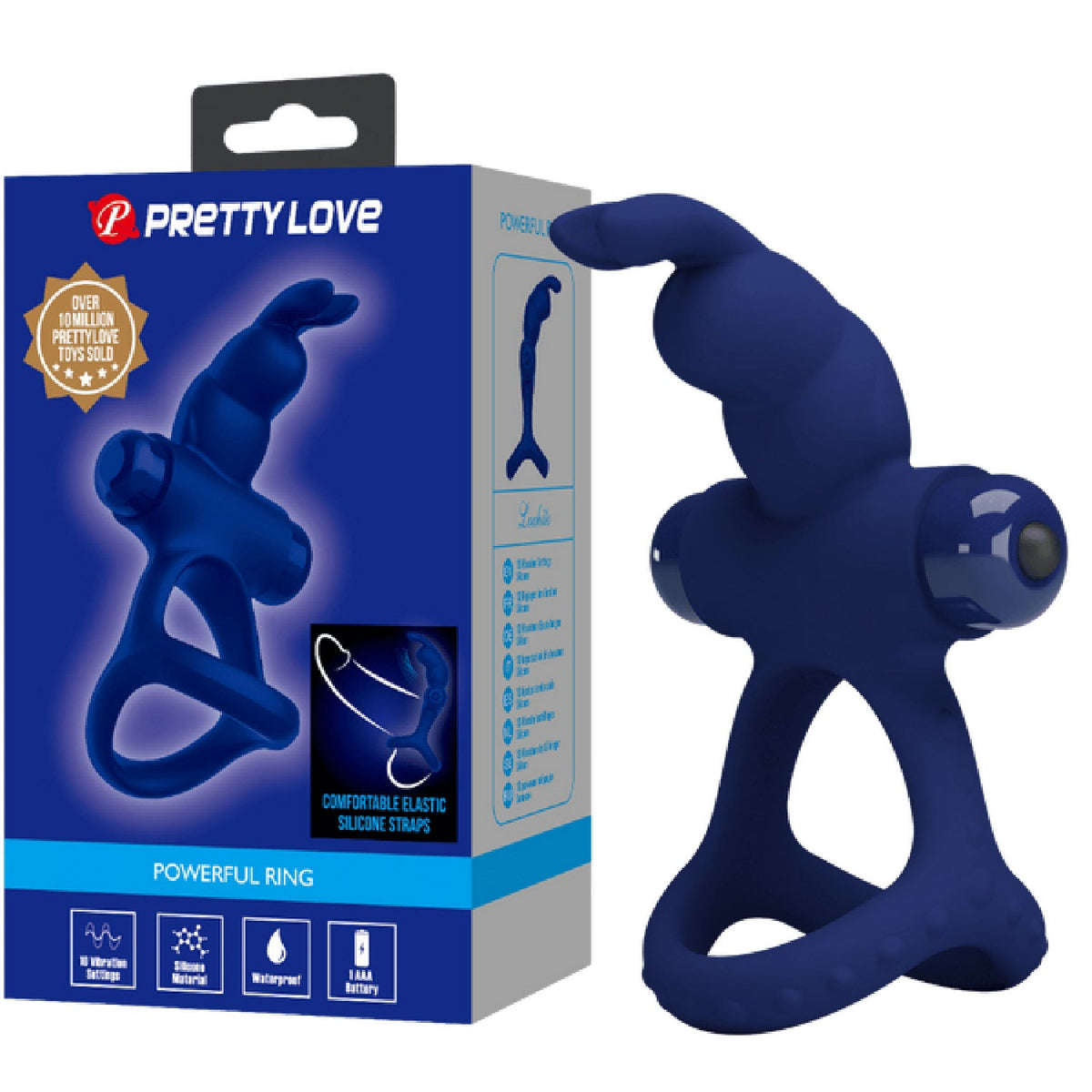 Luchito – Whisper-Quiet Rechargeable Silicone Cock Ring > Sex Toys > Couples Toys