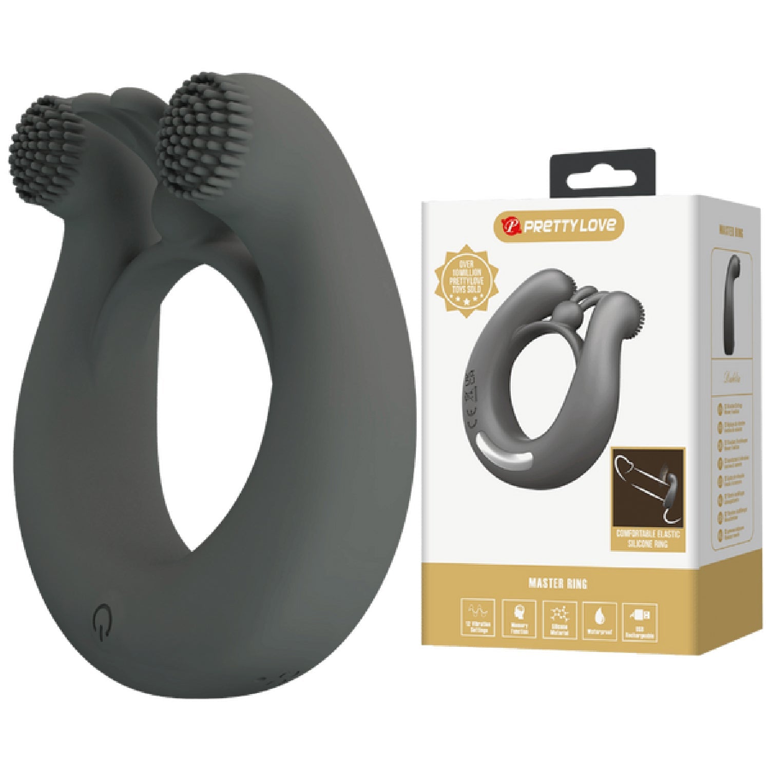 Dahlia – Silicone Dual Motor Vibrating Cock Ring > Cock Ring > Vibrating