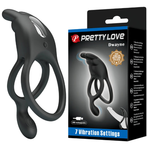 Seth Rechargeable Silicone Vibrating Cock Ring – Powerful Vibrations for Clit and Cock Stimulation > Cock Ring > Vibrating