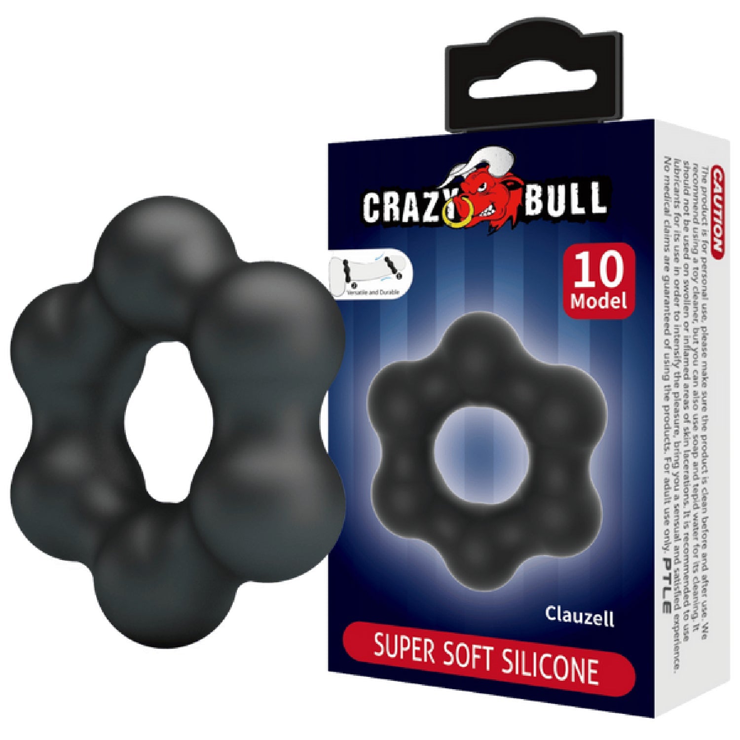 Clauzell No.10 Super Soft Silicone Cockring – Soft Flexible Silicone Ring > Cock Ring > Single Main image