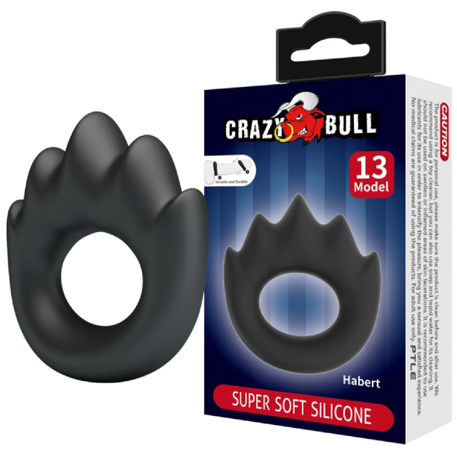 Habert Super Soft Silicone Cockring – High-Quality Flexible Silicone Cockring > Cock Ring > Single Main image
