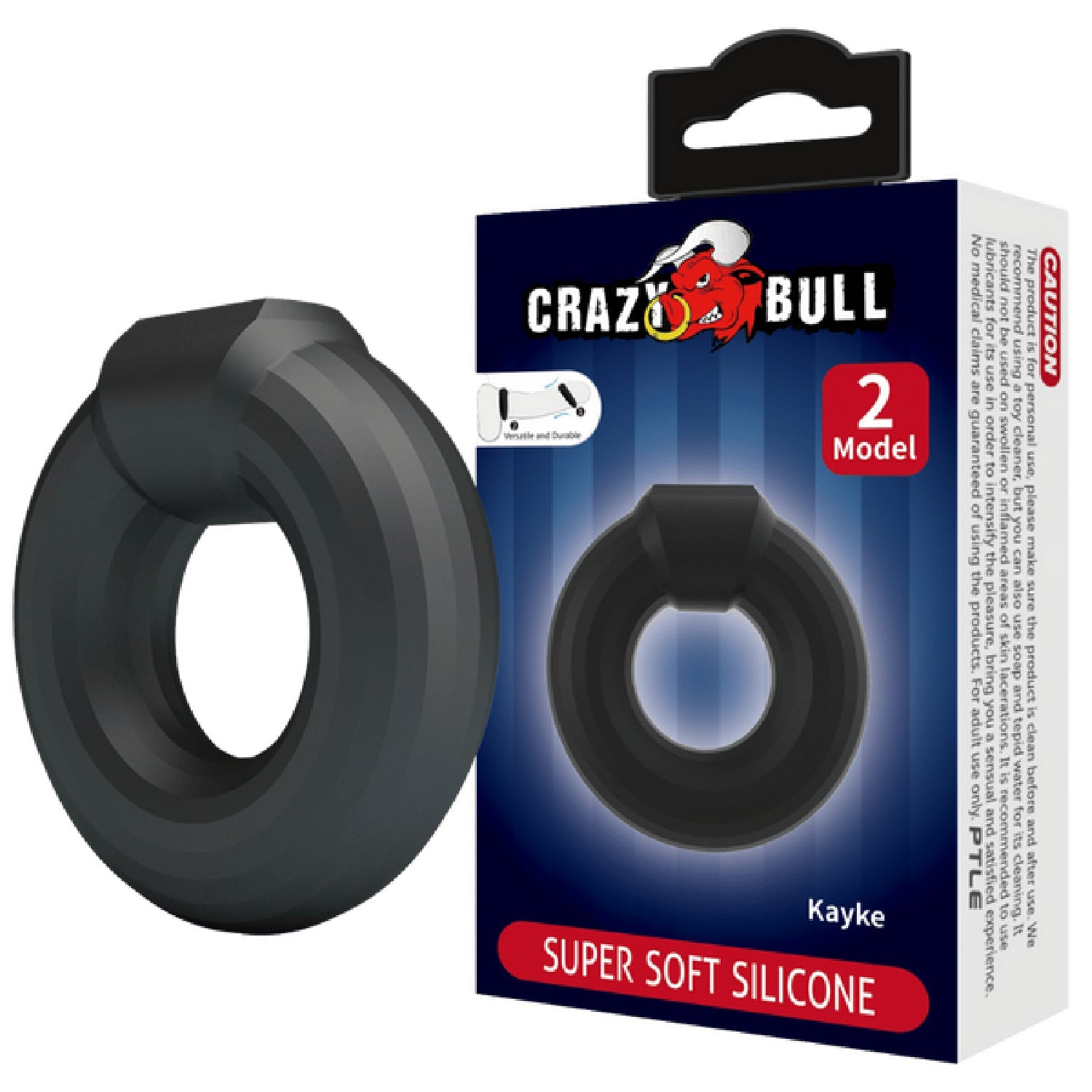 Kayke Super Soft Silicone Ring – Ultra-Soft Silicone Cockring > Cock Ring > Single Main image