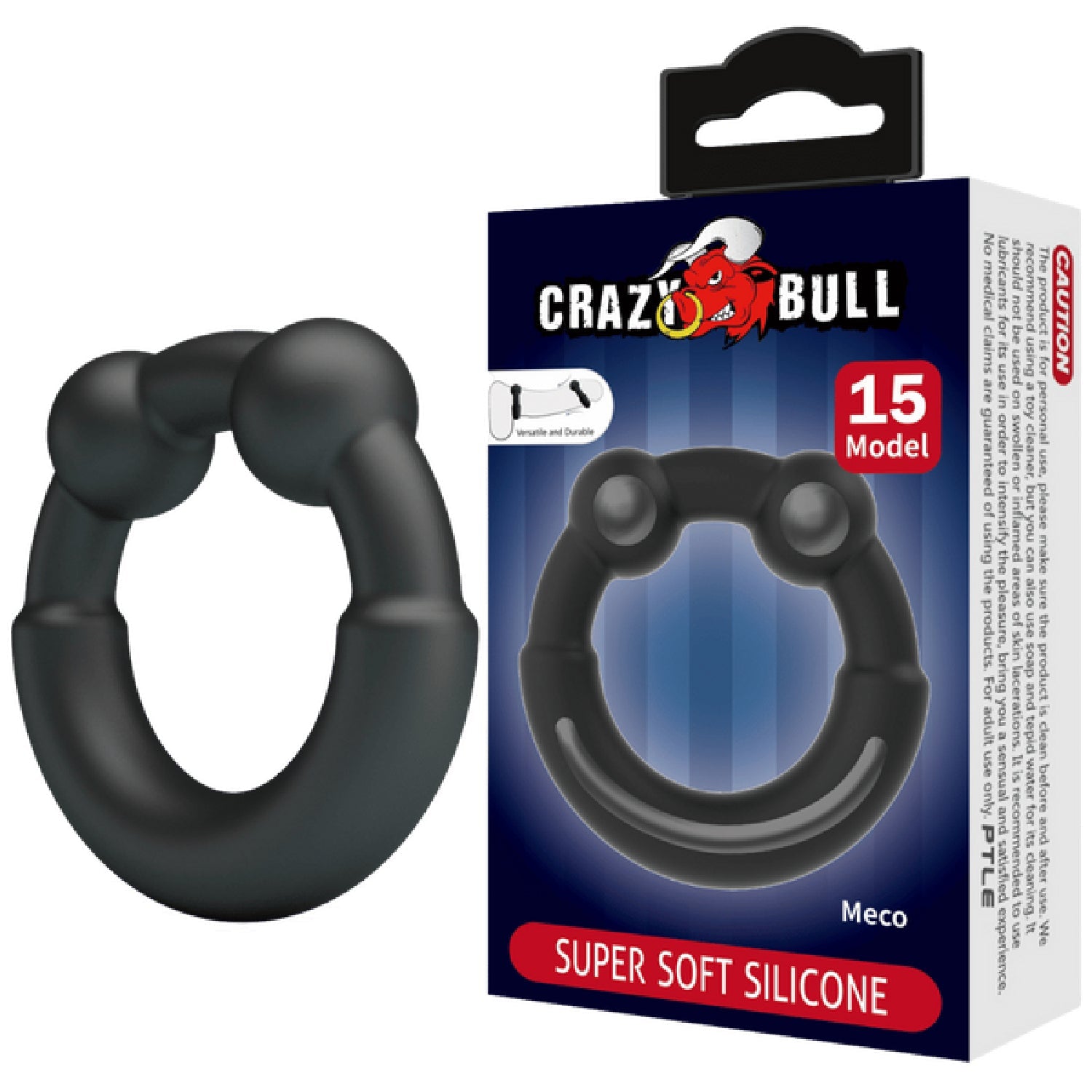 Meco Super Soft Silicone Cockring – High-Quality Comfortable Silicone Cock Ring > Cock Ring > Single Main image