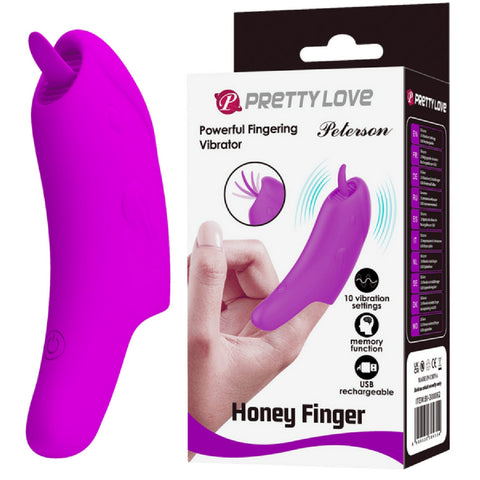 Peterson Rechargeable Honey Finger – Luxury Silicone Finger Vibrator One Size > Vibrators > Finger Vibrators