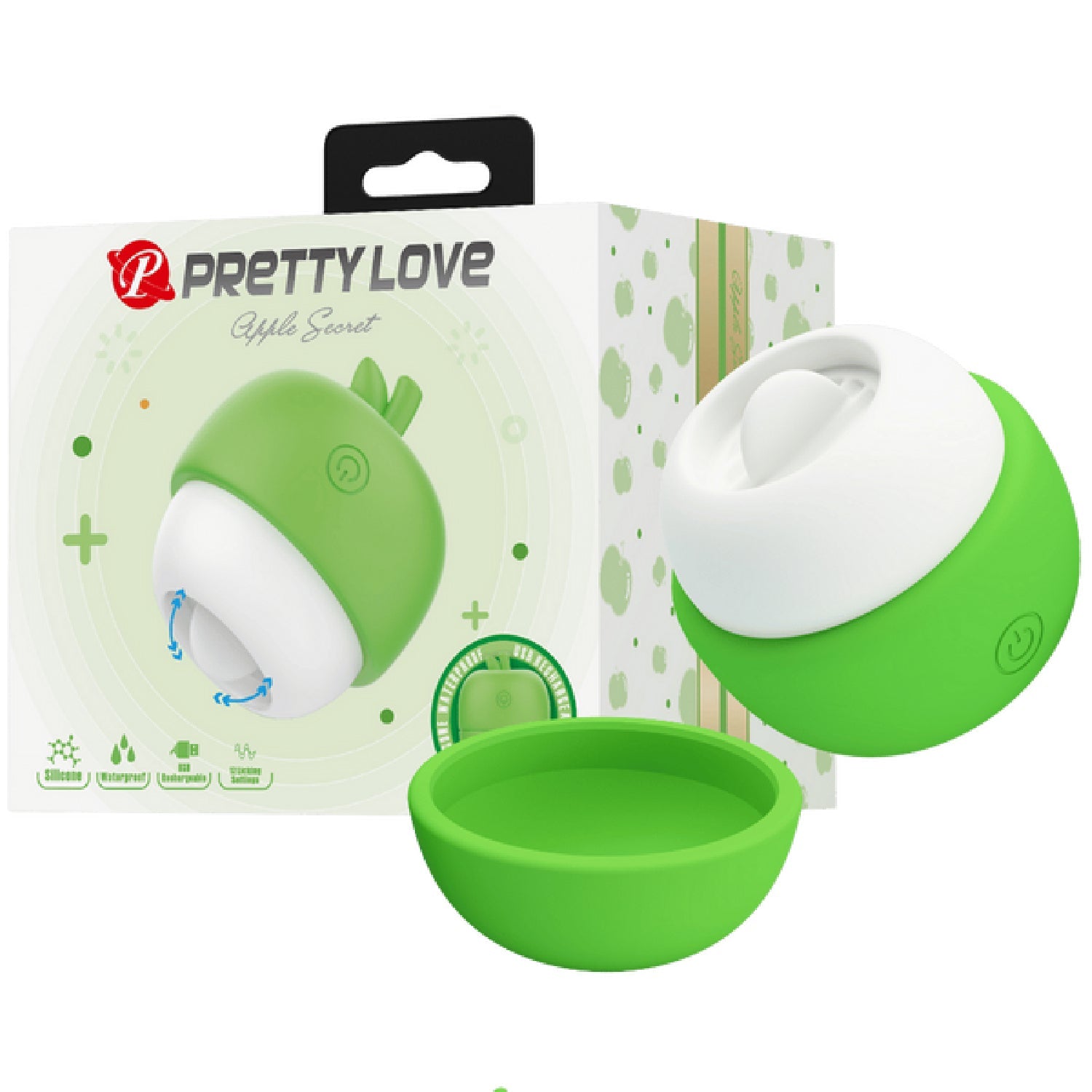 Apple Secret Rechargeable – Silicone Clitoral Tongue-Like Stimulator Vibrator > Sex Toys For Ladies > Clitoral Vibrators and Stimulators