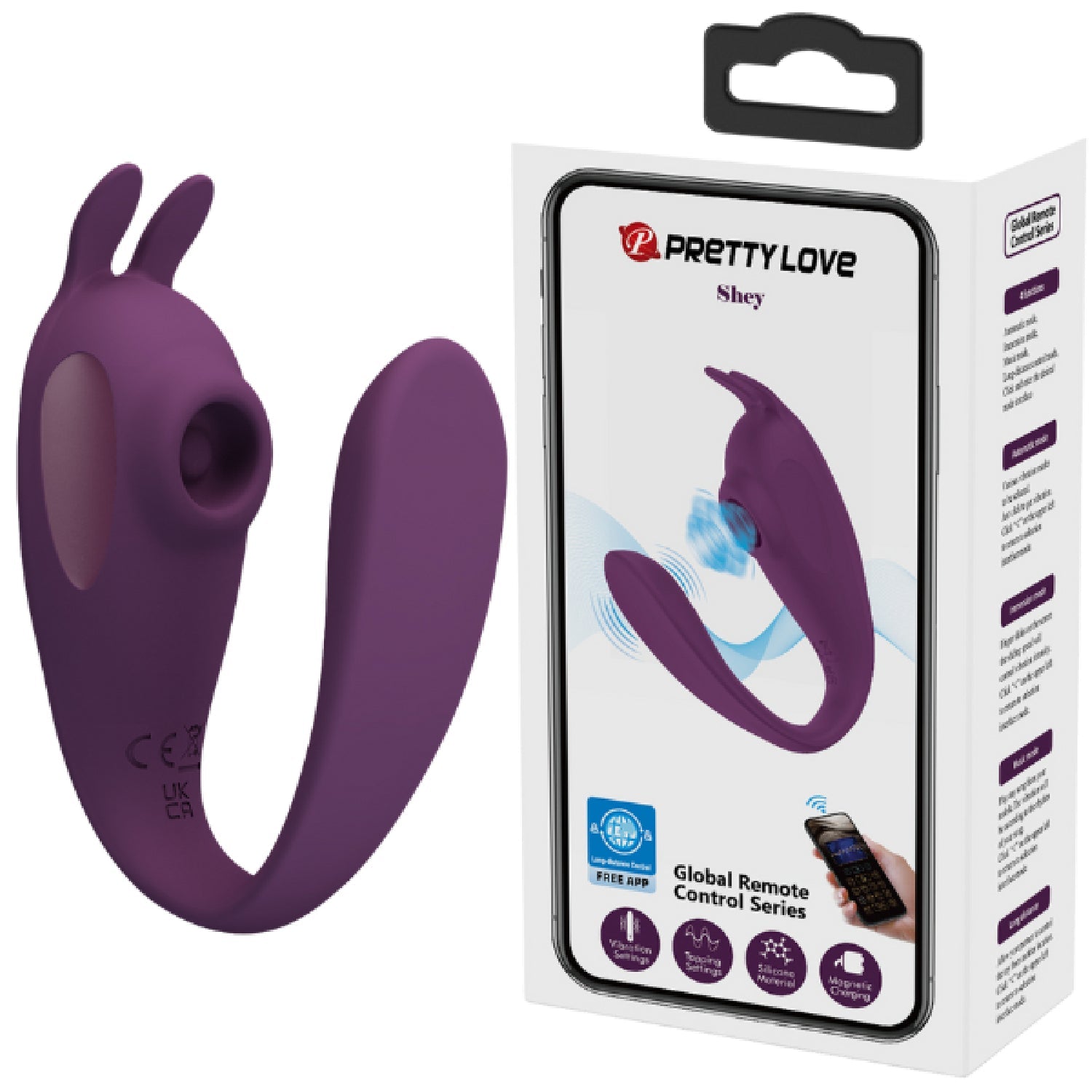 Shey Byzantium – App Control Ergonomic C-Shape G-Spot and Clitoral Vibrator > Vibrators > Ladies > Clitoral Vibrators and Stimulators