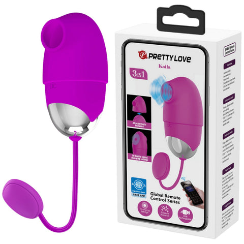 App Control Kaila – Remote-Controlled Vibrating Egg with Removable Sleeve > Sex Toys For Ladies > Vibrating Eggs