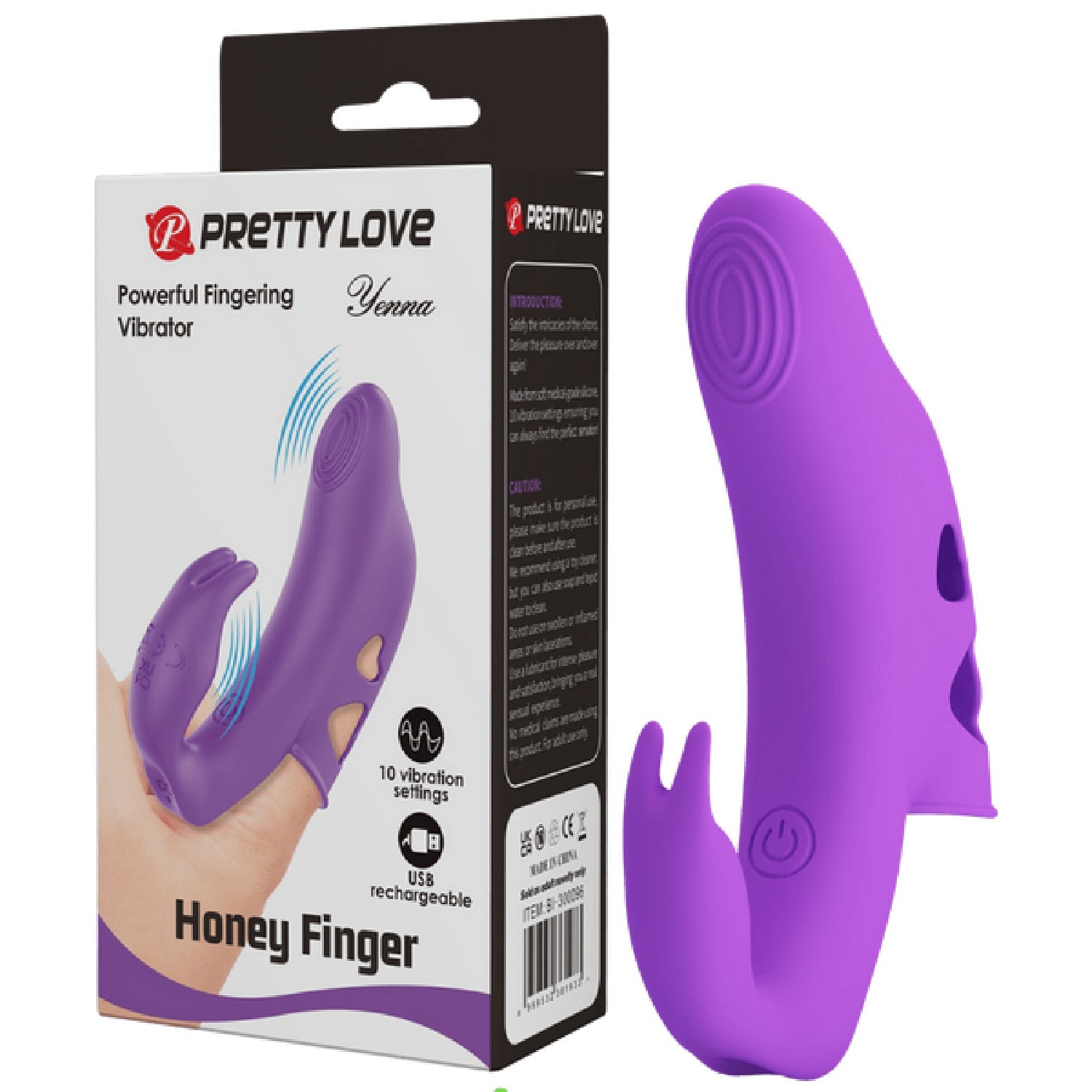 Honey Finger Rechargeable Yenna – Finger Sleeve Vibrator > Vibrators > Finger Vibrators Main image
