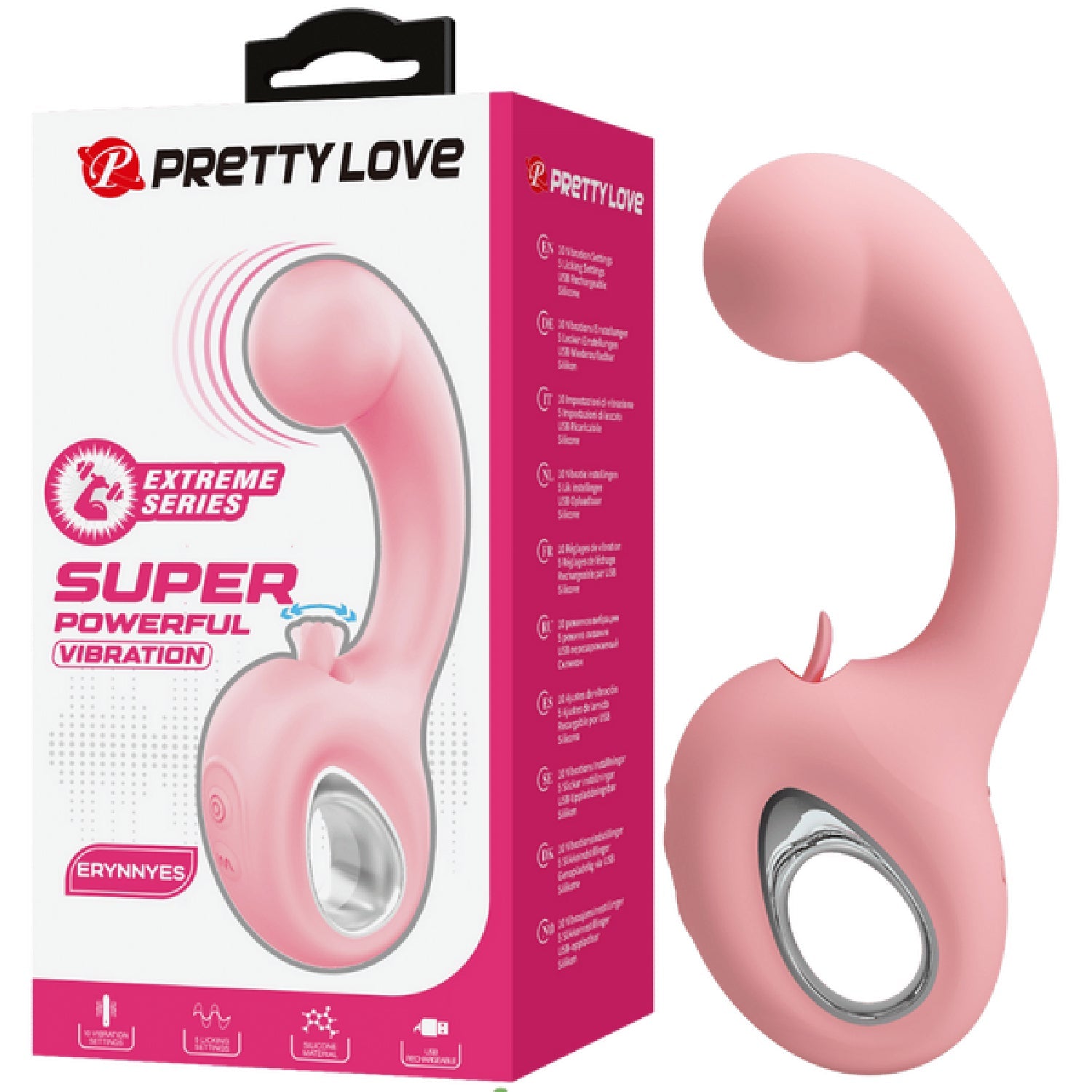 Erynnyes – Medical-Grade Silicone Dual-Stimulation Vibrator With 10 Vibration And 5 Licking Functions > Vibrators > Ladies > Clitoral Vibrators and Stimulators