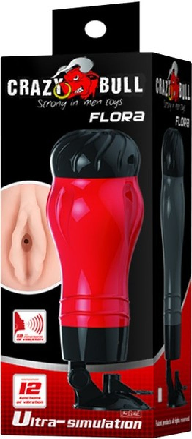 Flora Mouth Masturbator – 12 Function Vibration Stroker with Suction Base > Sex Toys For Men > Masturbators > Vibrating