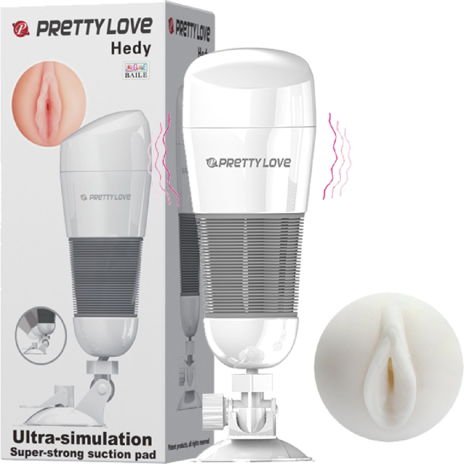 Pretty Love Hedy Ultra Stimulation – Vibrating Male Masturbator > Sex Toys For Men > Masturbators > Vibrating