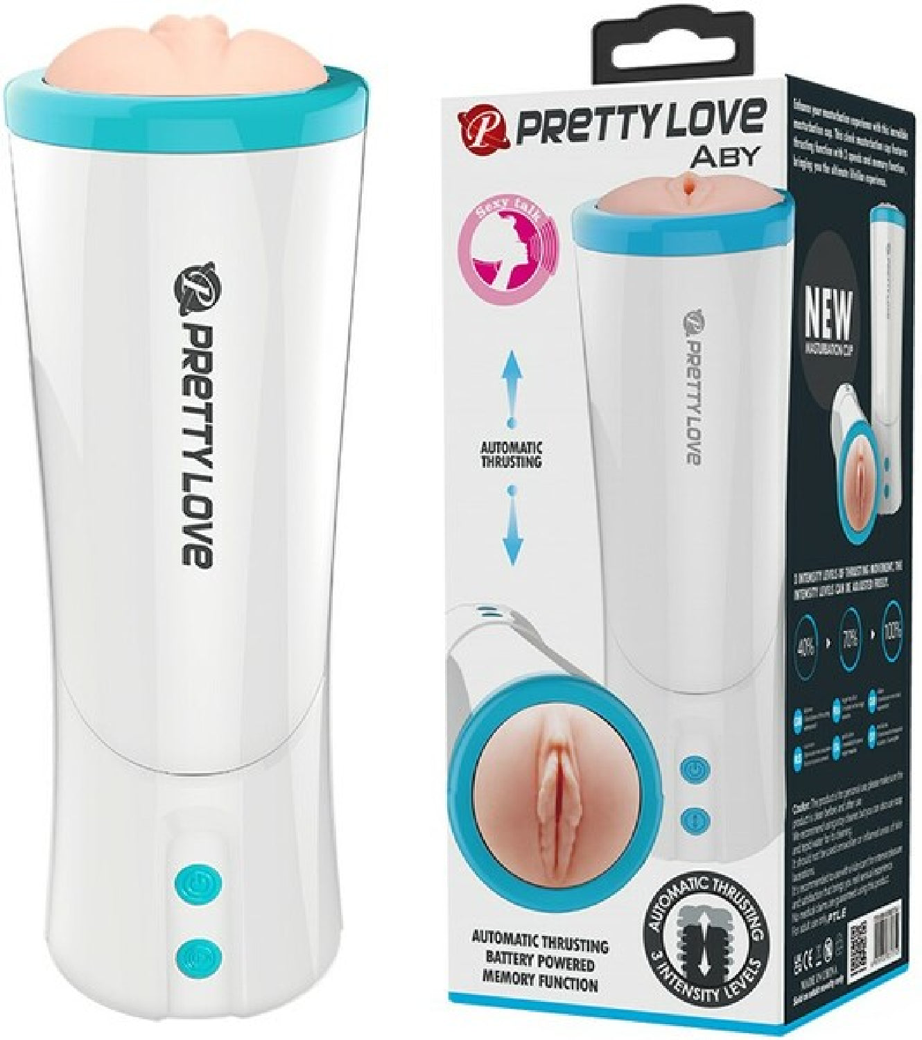 Pretty Love Aby – Pussy Masturbator > Sex Toys For Men > Masturbators > Manual Main image