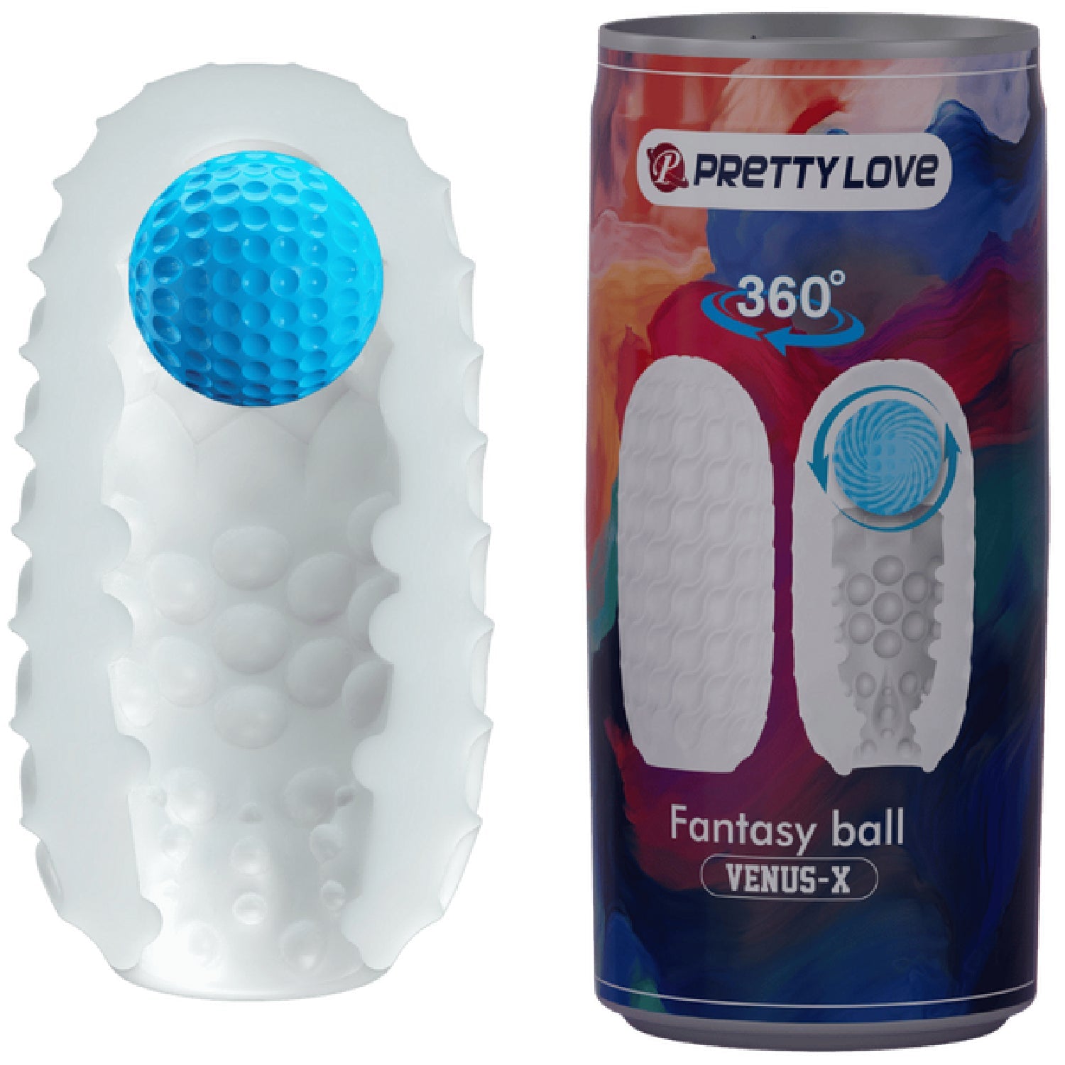 Venus-X Magic Ball – Textured Sleeve Masturbator Fantasy Ball > Sex Toys For Men > Masturbators Cup