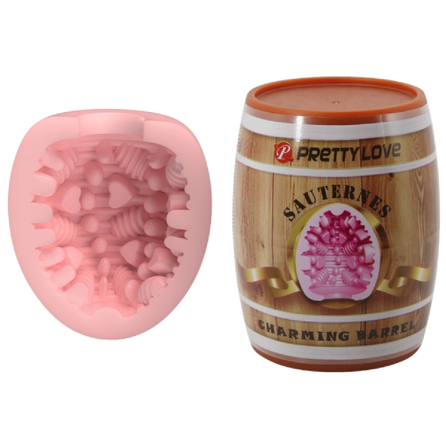 Charming Barrel Masturbator – Soft Realistic TPR Portable Male Masturbator > Sex Toys For Men > Masturbators Cup