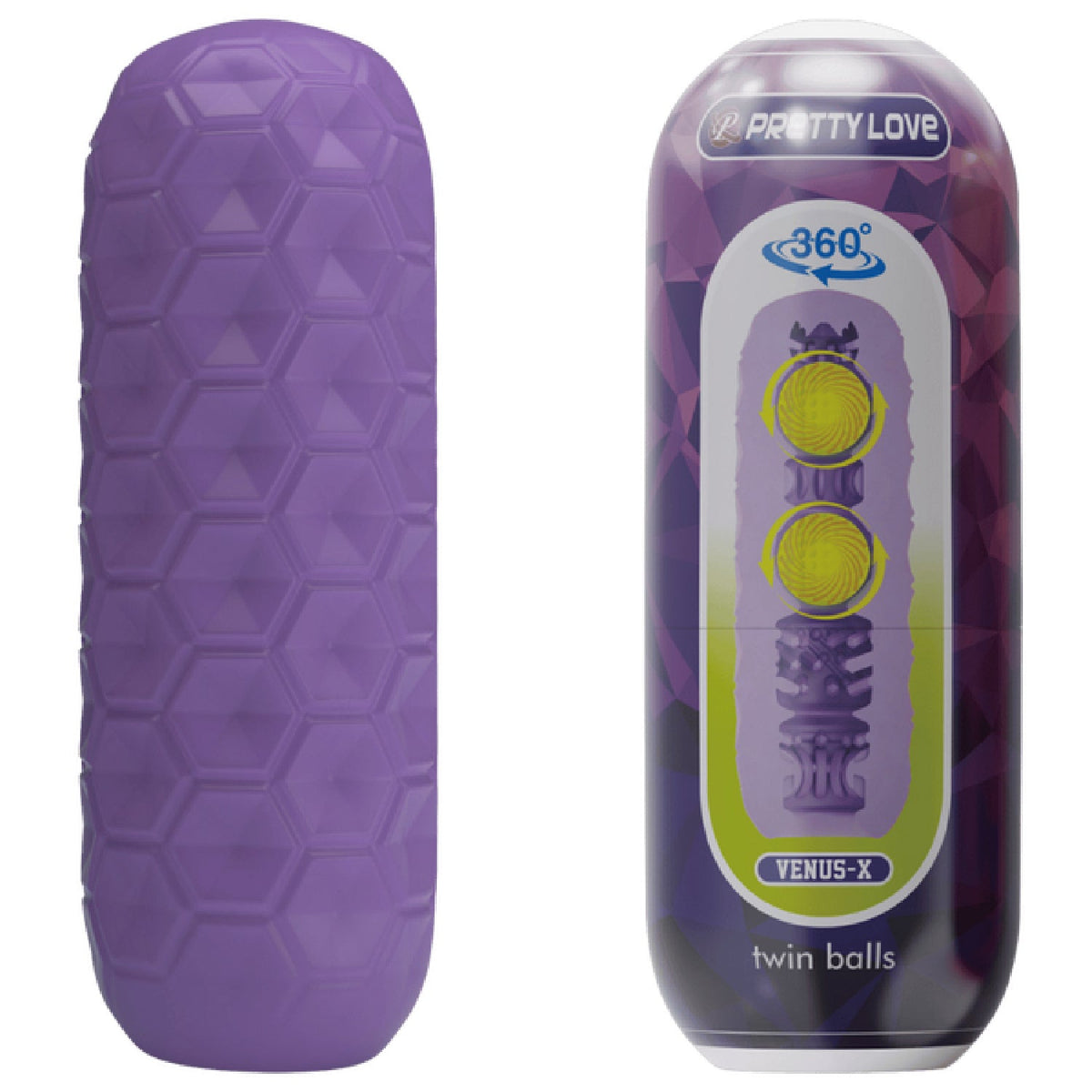 Venus-X Twin Balls – Male Masturbator With Dual Inner Balls > Sex Toys For Men > Masturbators Cup