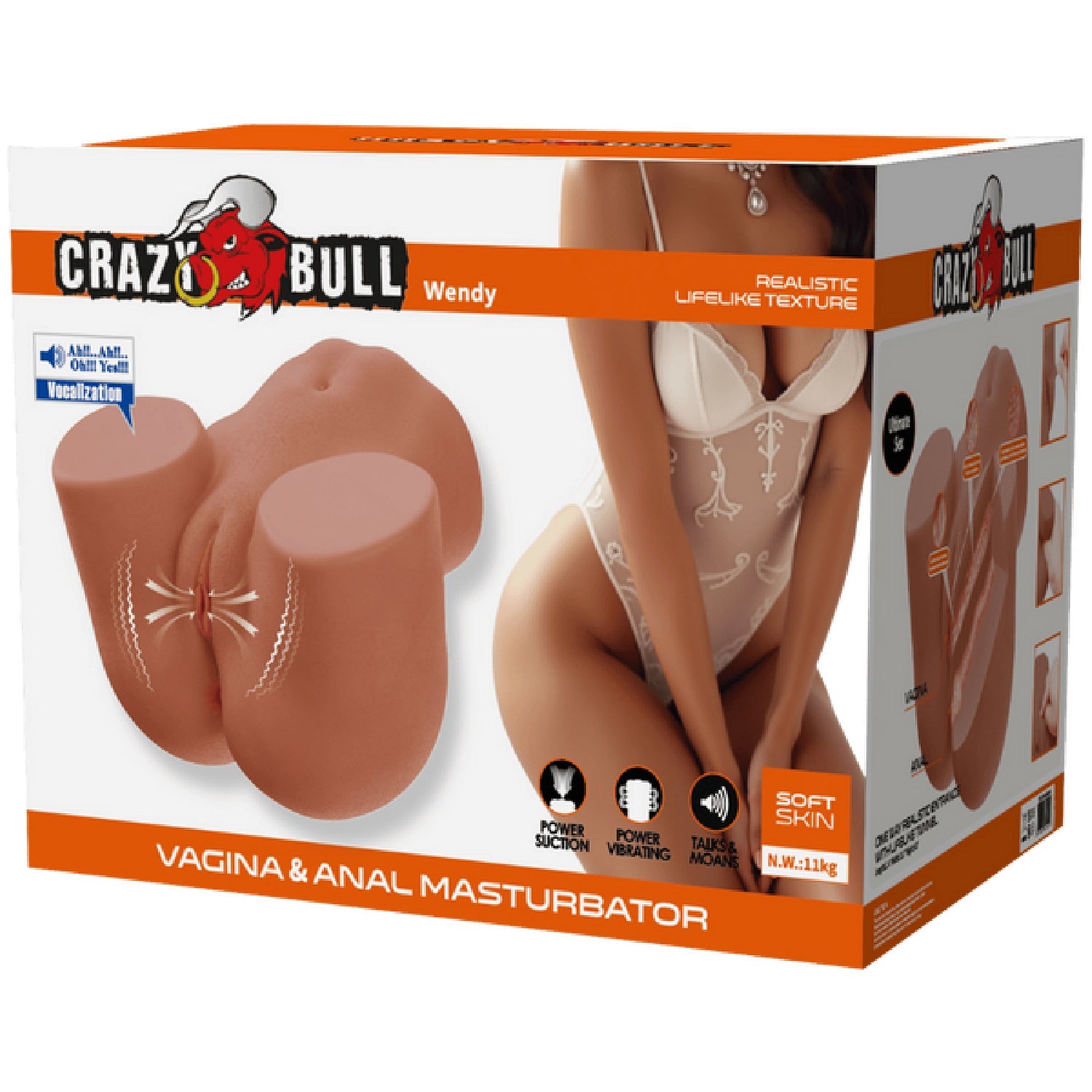 Wendy Vagina and Anal Masturbator – Realistic 3D Petite Pelvis Masturbator Secondary image