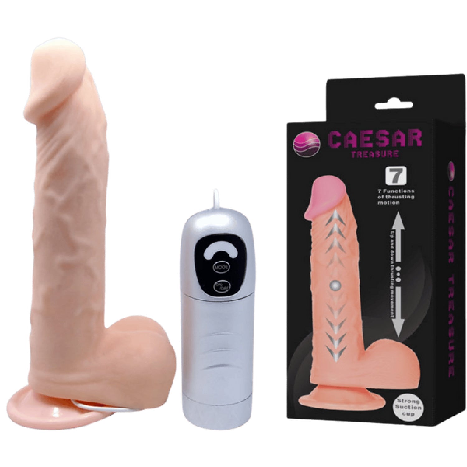 Caesar Treasure Realistic Dong – Realistic Dong > Dildos > Thrusting Dildos