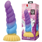 Unicorn Rippled Monster 8.6 Inch Silicone Dildo > Dildos > Fantasy