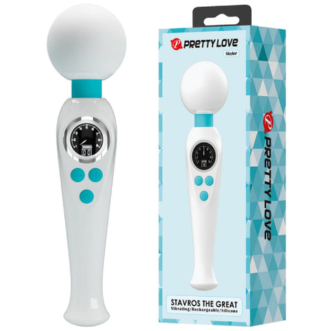 Skyler Rechargeable Wand – Powerful 10-Mode Vibrating Wand with Flexible Neck > Sex Toys > Massage Wands