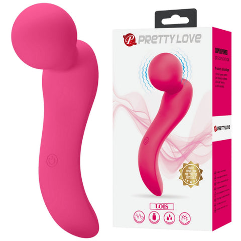 Lois Vibrator – Rechargeable Ultra-Powerful Cordless Water-Resistant Ergonomically Curved Wand Massager One Size > Sex Toys > Massage Wands