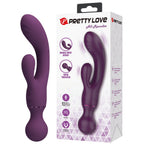 Rechargeable All Rounder – Waterproof Silicone Rabbit Vibrator with Ribbed Heads > Vibrators > Ladies > Rabbit