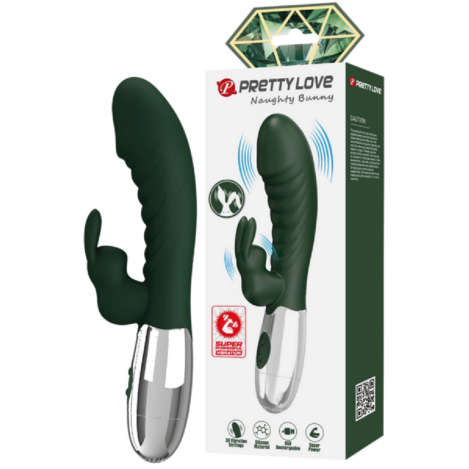 Rechargeable Naughty Bunny – Dual-Motor Silicone G-Spot and Clitoral Vibrator Secondary image