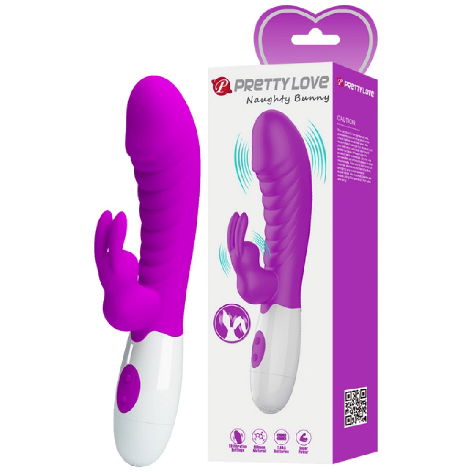 Naughty Bunny – Dual Stimulator Vibrator With G-Spot And Clitoral Vibration > Vibrators > Ladies > Rabbit