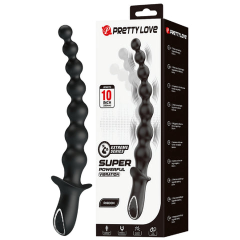 Rigdon – Rechargeable 10-Function Vibrating Bullet Anal Toy with Smooth Silicone Finish > Vibrators > Mini Vibrators