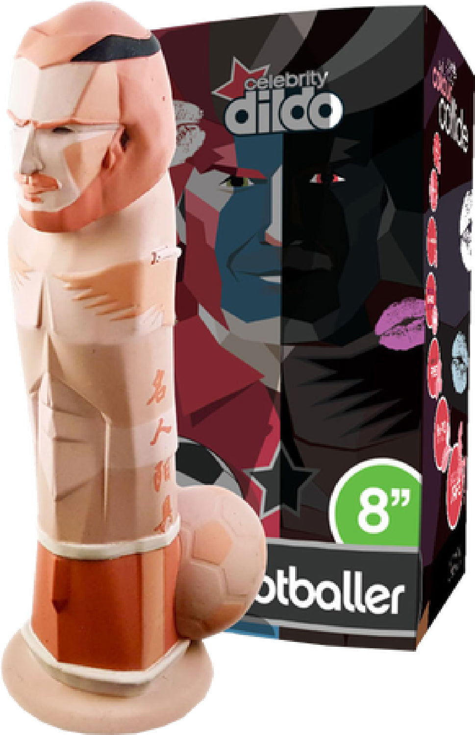 Celebrity Dildo The Footballer 8 Inch – Premium Medical Grade Silicone Dildo > Dildos > Other Dildos
