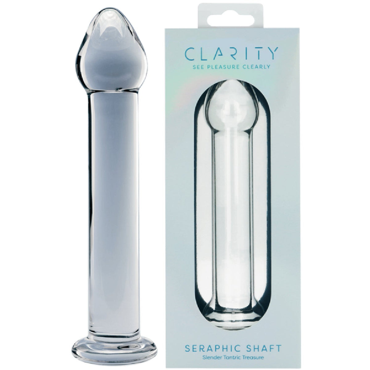 Seraphic Shaft Borosilicate Glass Dildo – Hand-Blown 6.6 Inch Straight Dildo > Glass > Dildos