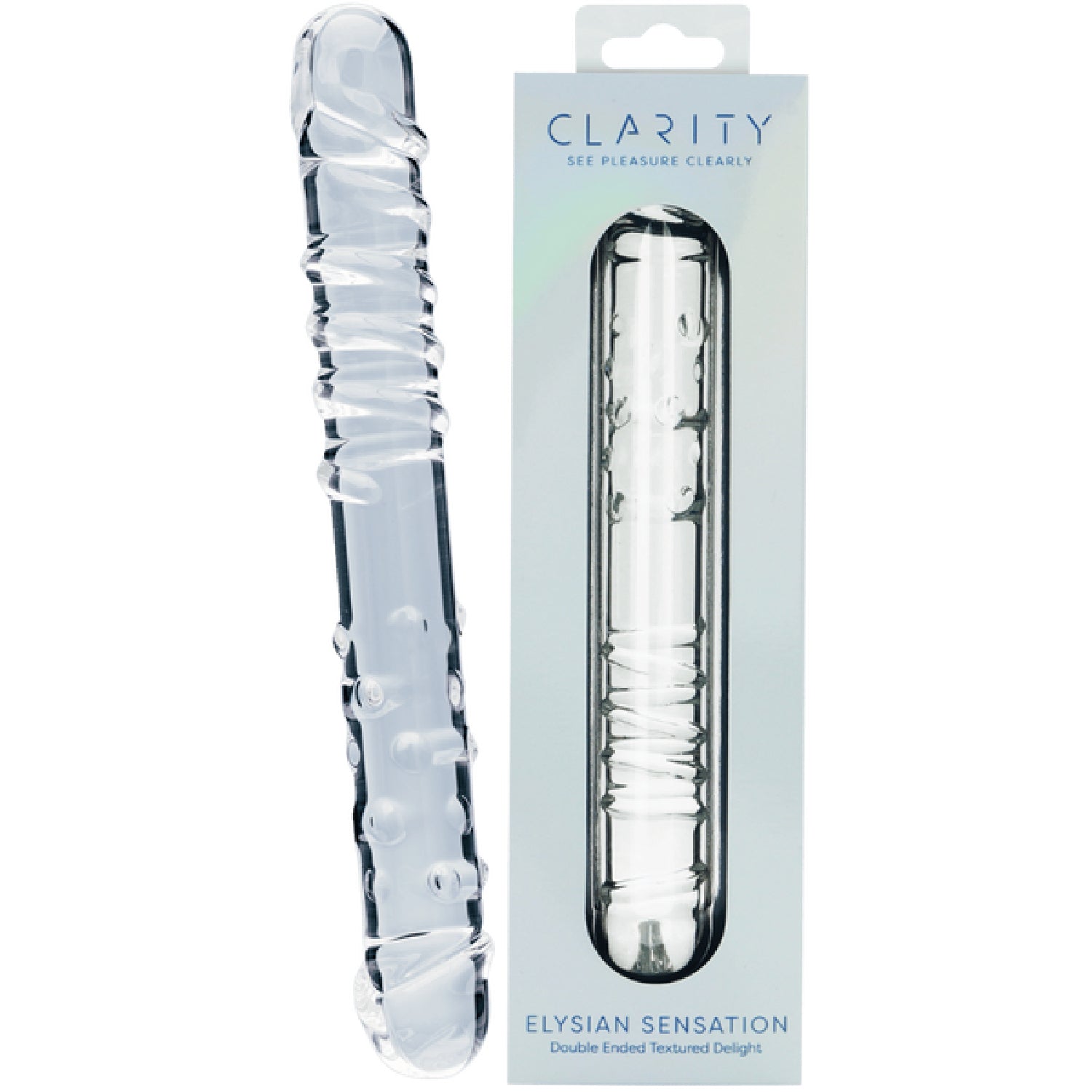 Elysian Sensation 7.1 Inch Double-Ended Borosilicate Glass Dildo > Glass > Dildos