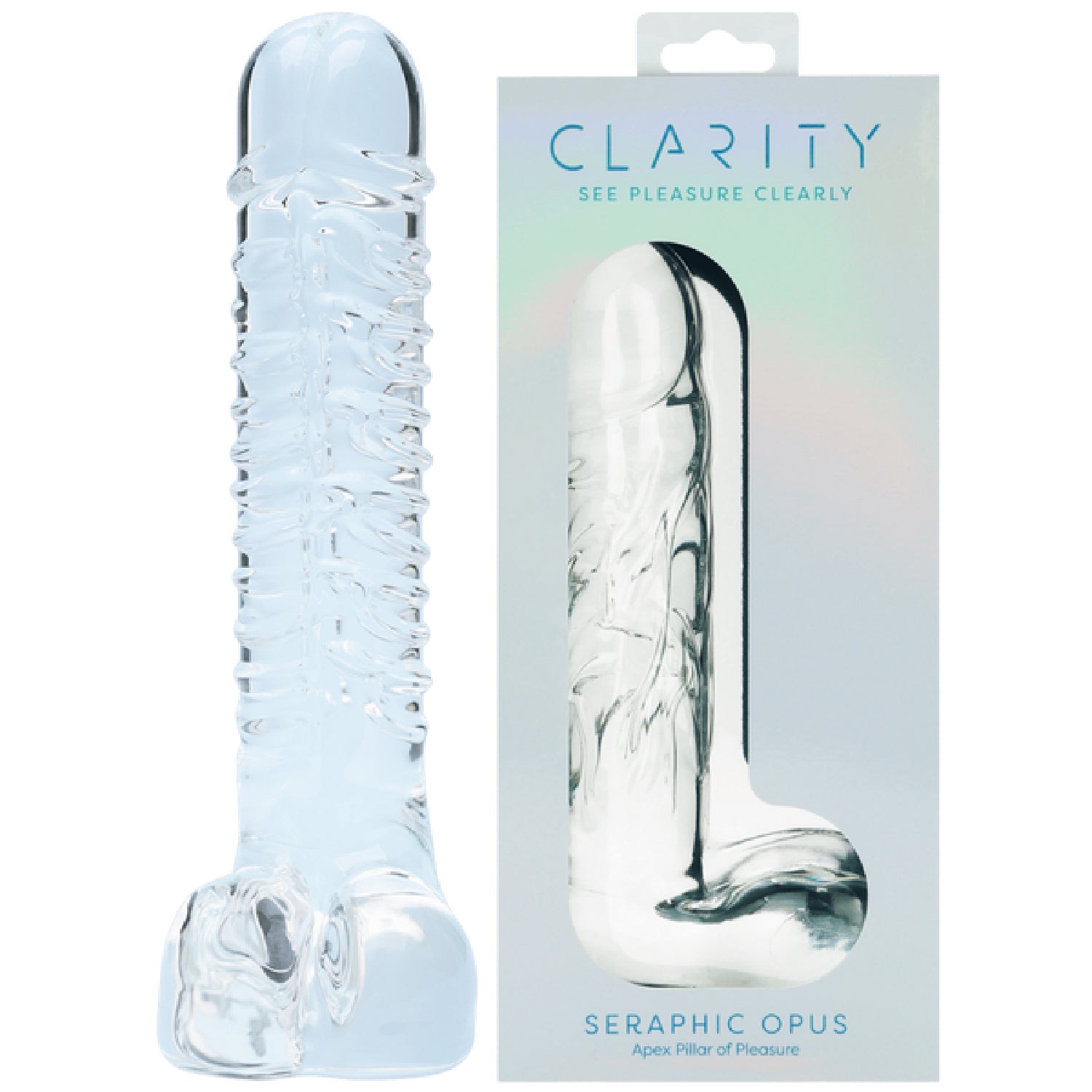 Seraphic Opus Handblown 7.2 Inch Borosilicate Glass Dildo Body-Safe Durable Material > Glass > Dildos
