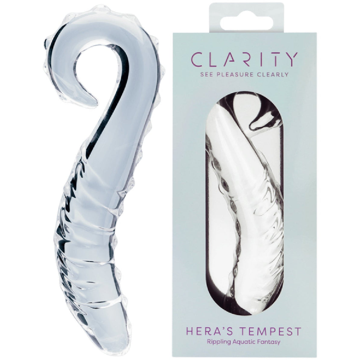 Hera's Tempest Premium Borosilicate Curved 5.5 Inch Glass Dildo > Glass > Dildos