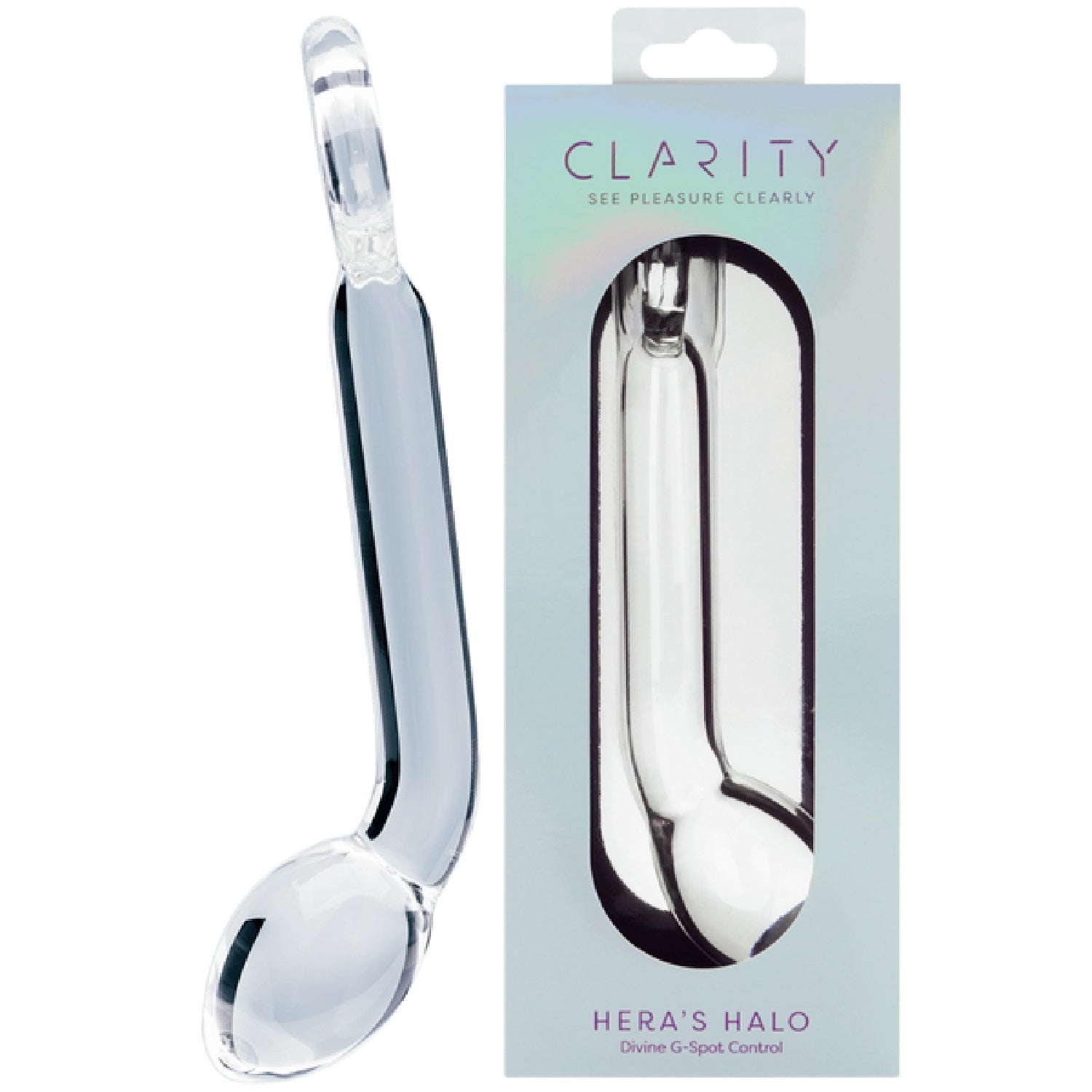 Hera's Halo Handblown Borosilicate Glass Dildo – 6 Inch Non-Porous Hypoallergenic > Glass > Dildos Main image