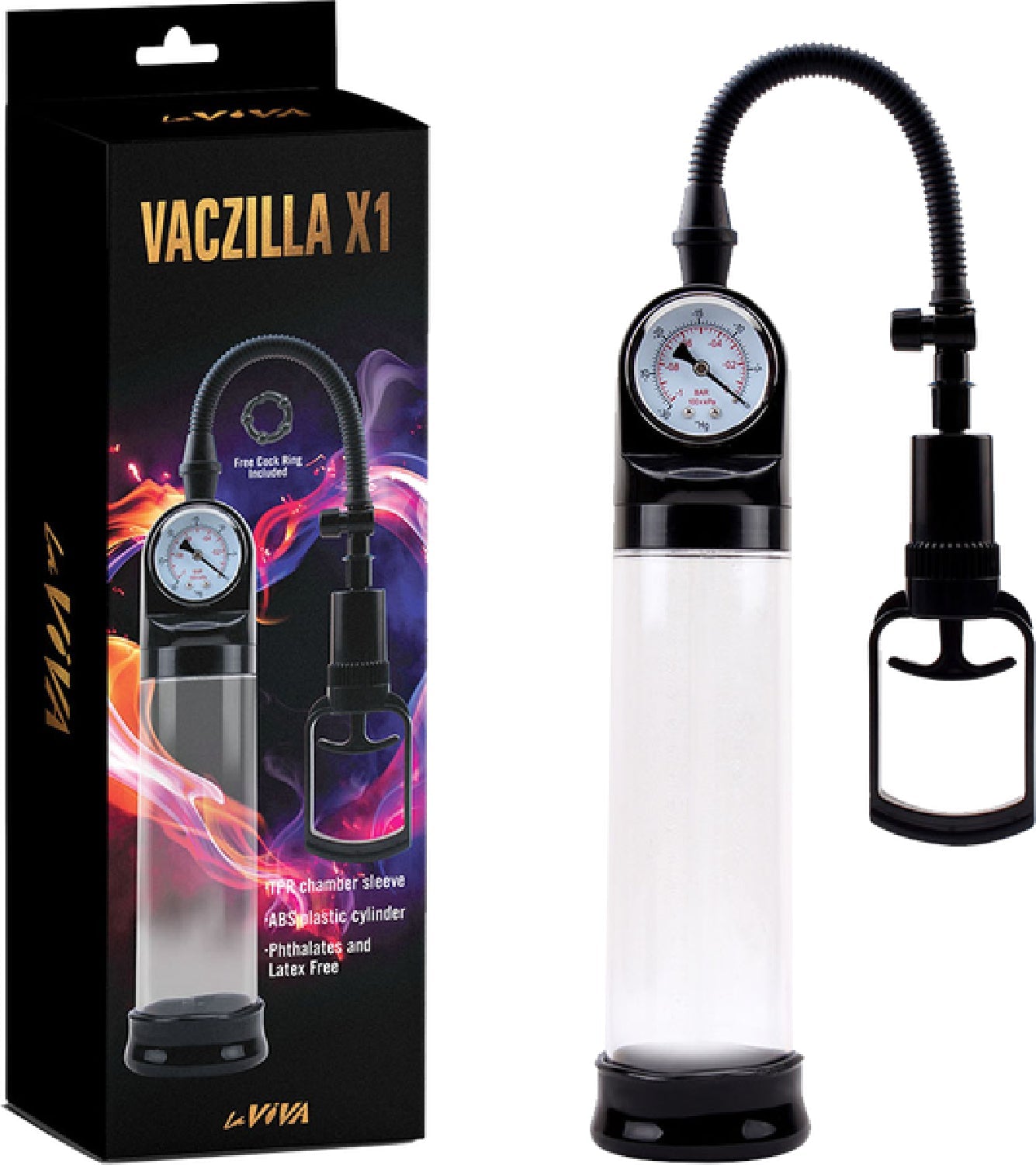 Vaczilla X1 – TPR Chamber Sleeve Penis Pump > Pumps > Penis Pumps