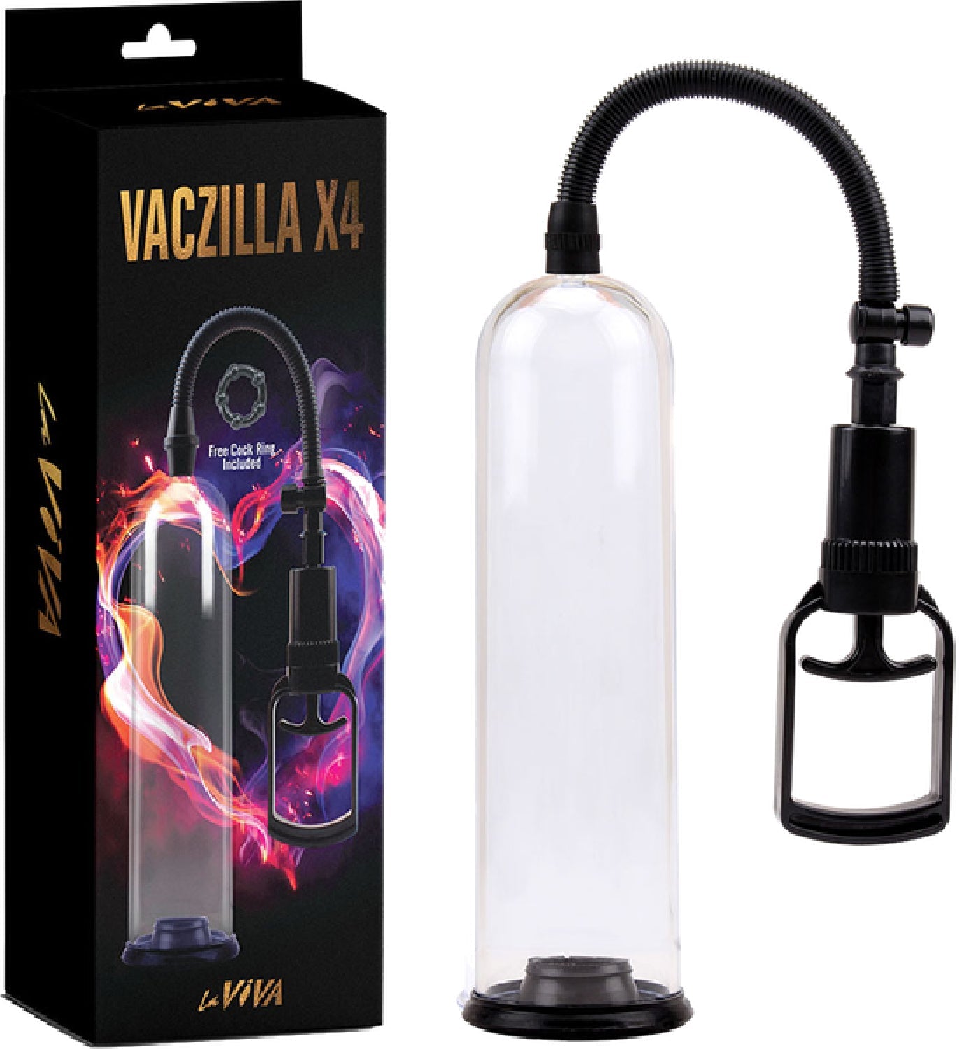 Vaczilla X4 Powerful And Efficient Safe Quick Release Penis Pump With 7 Inch TPR Sleeve And ABS Plastic Cylinder > Pumps > Penis Pumps