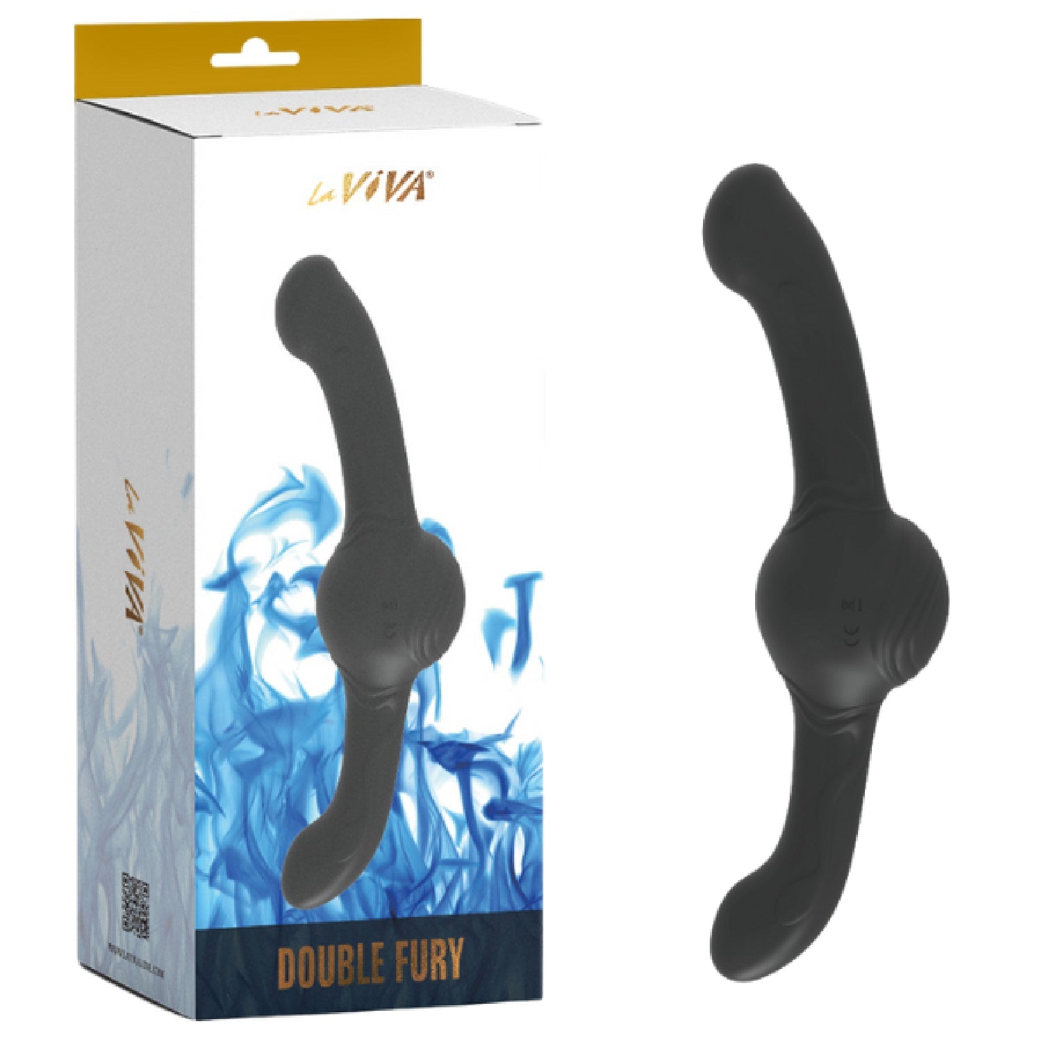 Double Fury Oscillating Thrust – Waterproof 30cm Rechargeable Vibrator > Dildos > Double Dildos Main image