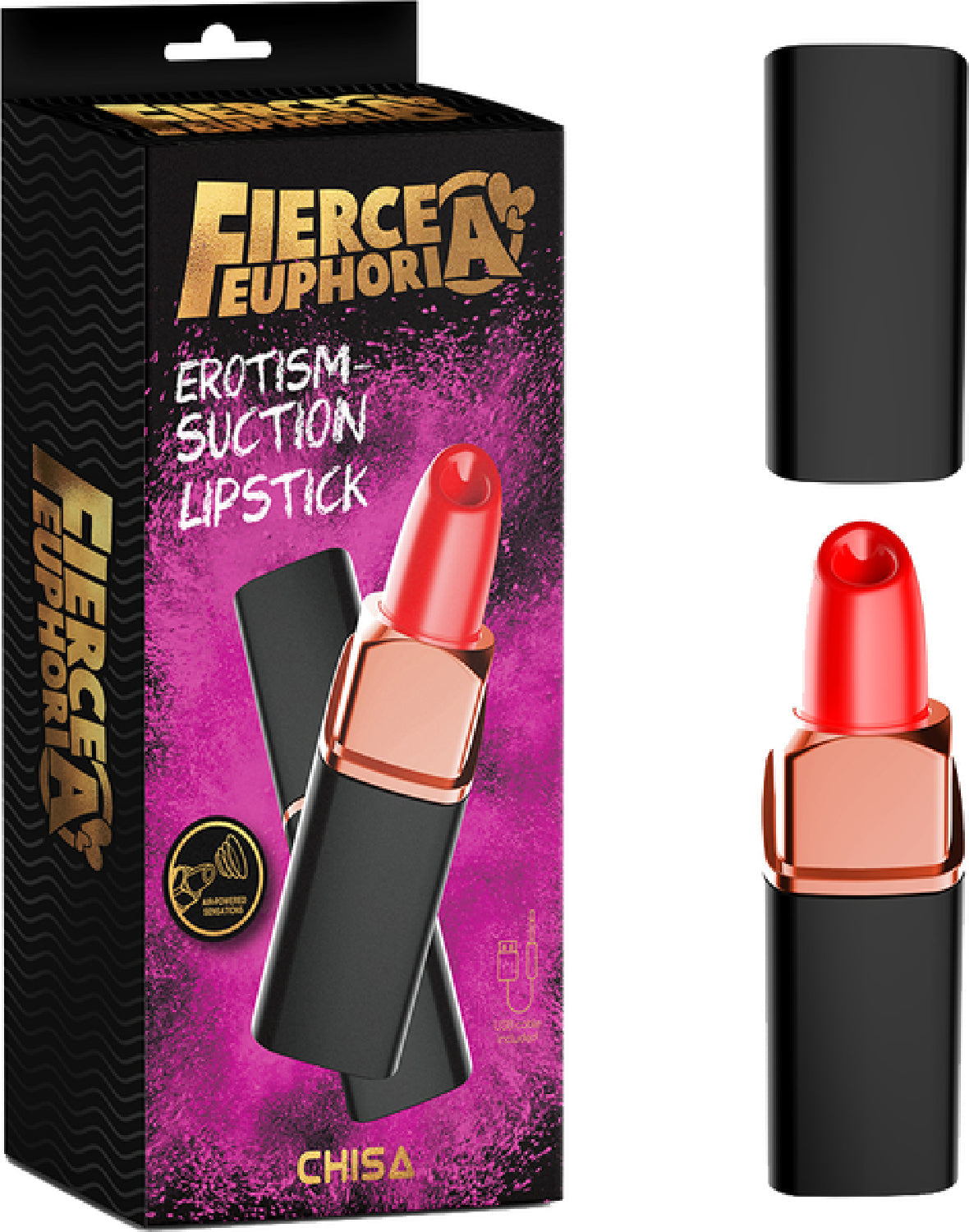 Erotism Suction Lipstick – Silicone Clitoral Stimulator > Vibrators > Mini Vibrators