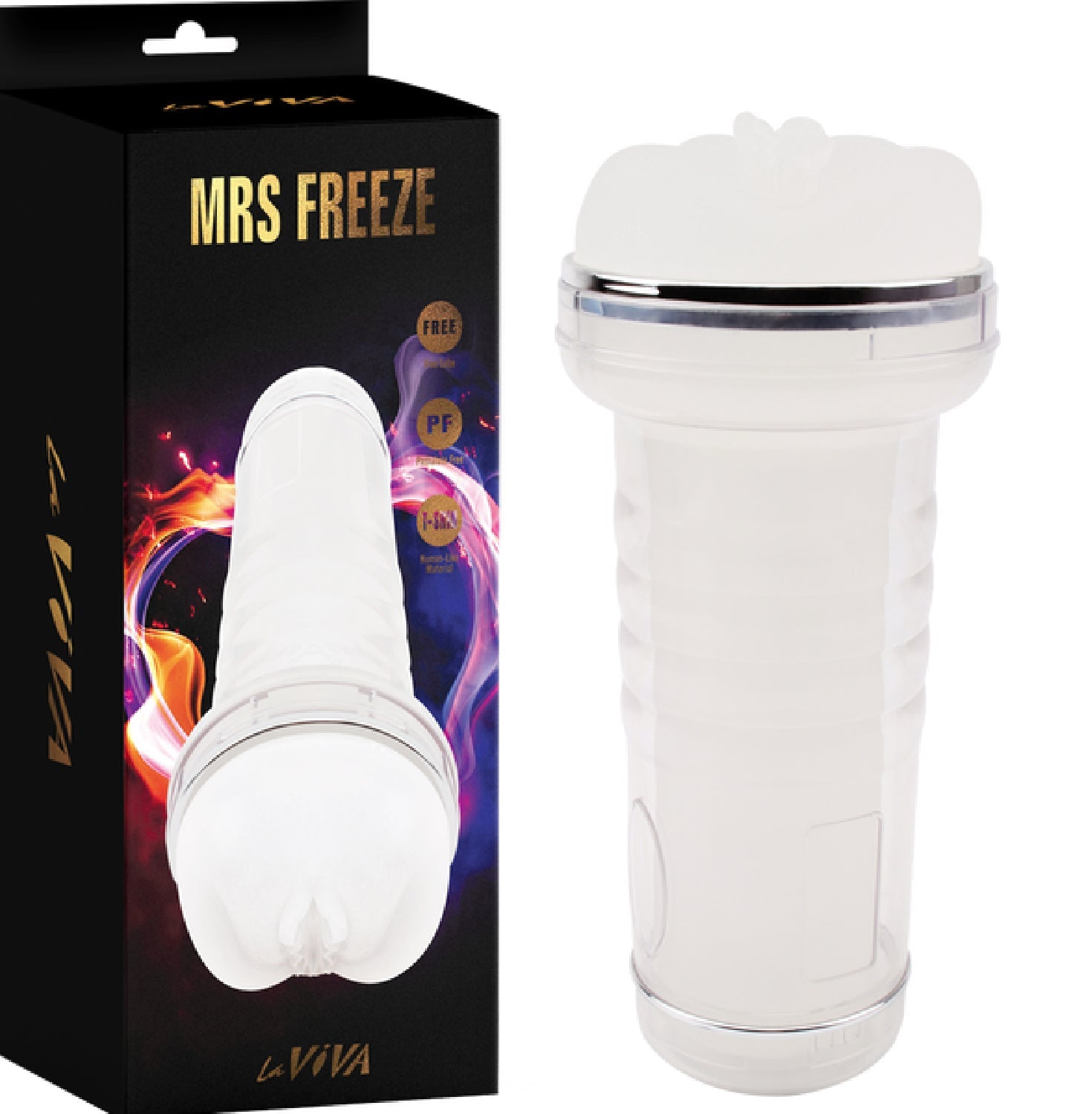 Laviva Mrs Freeze Masturbator Sleeve – Phthalate-Free Soft Realistic Feel Male Sleeve > Sex Toys For Men > Masturbators > Vibrating
